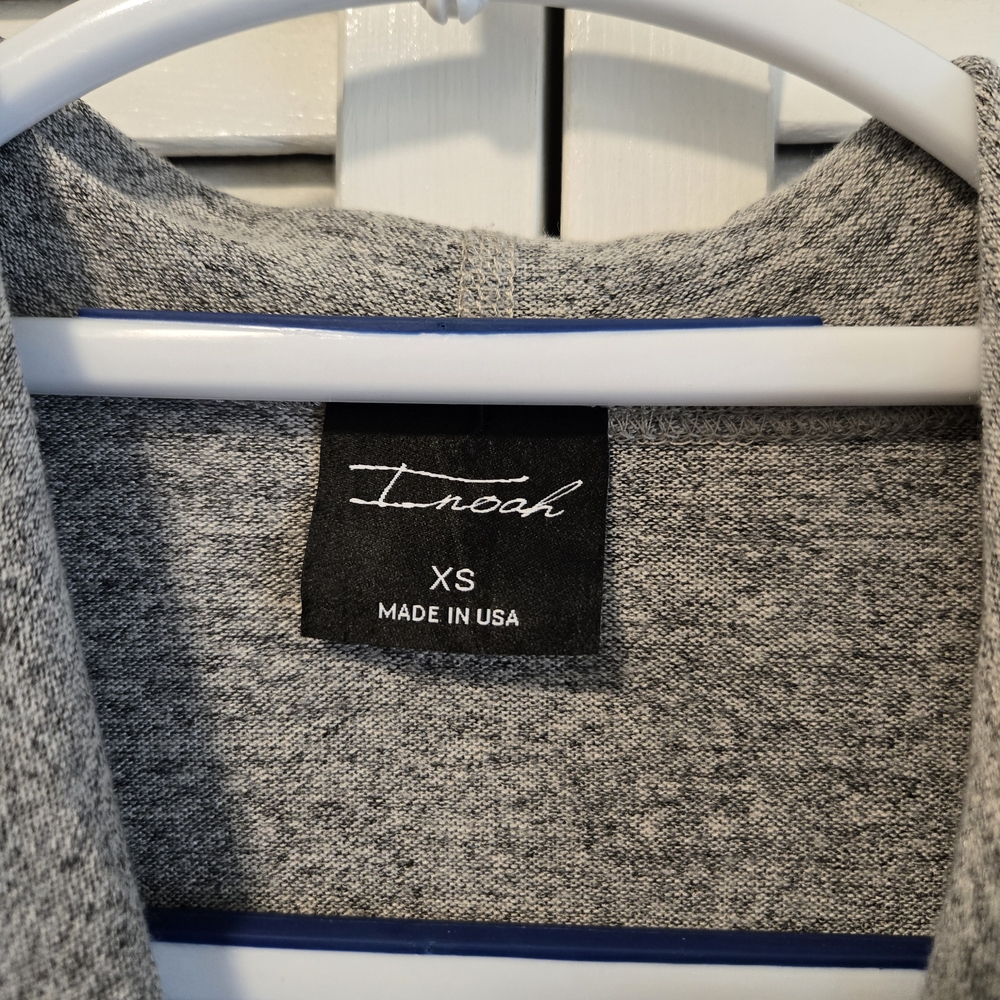 Spotted Cat Graphic Hooded Sweater - Tahari? - Gray Multicolor - Picture 6 of 7